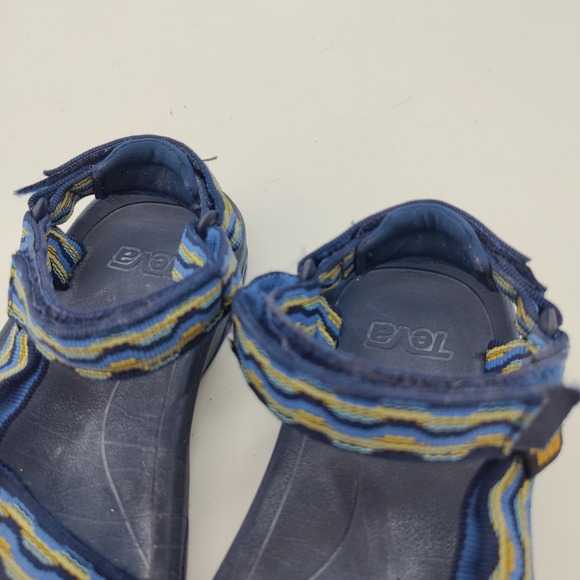 Teva Hurricane XLT2 Kid 1 Sandal Kishi Dark Blue Hook & Loop Straps Outdoor Gorp - Picture 7 of 11